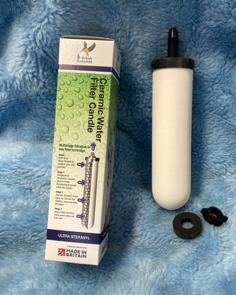 Ultra Sterasyl ceramic candle and box